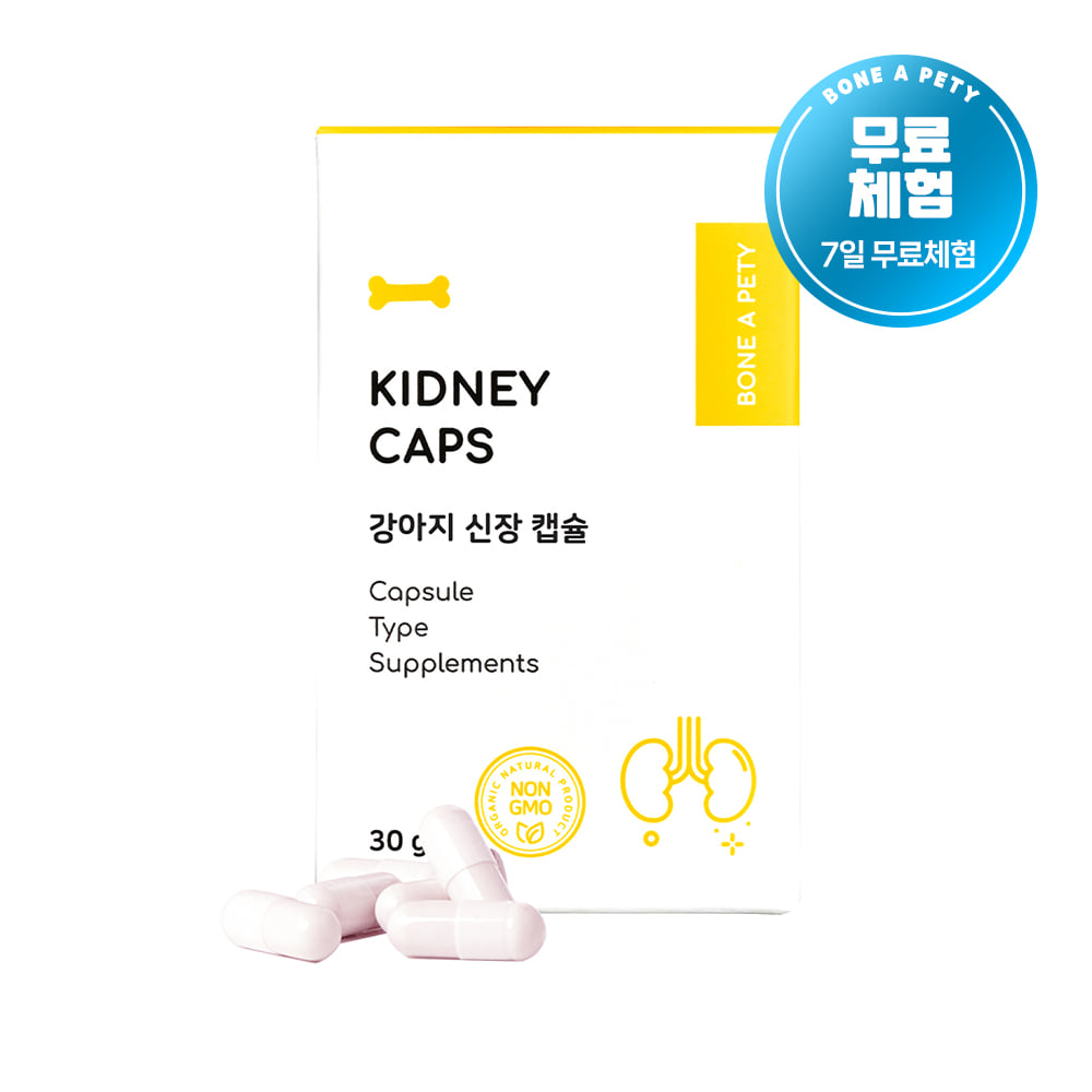 60 tablets of Bonapeti Puppy Kidney Supplement Kidney Caps